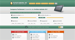 Desktop Screenshot of forfait-tablette.com
